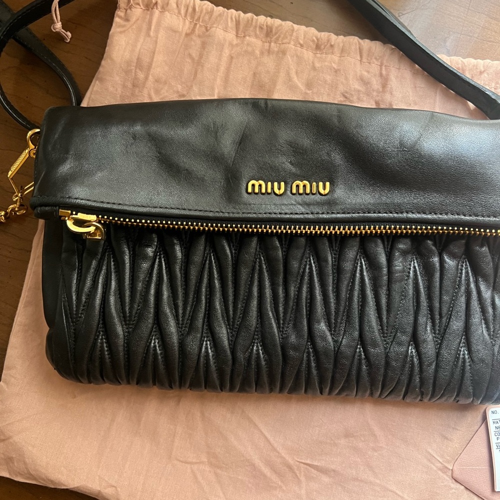 Miu Miu Black Crossbody Bag - Picture 4 of 11